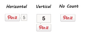 Pinterest Pin it button 样式